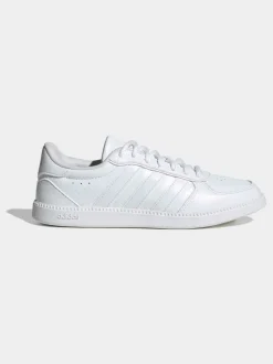 adidas White Breaknet Sleek Trainers