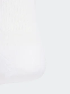 adidas White Chrome Logo Socks 3 Pack
