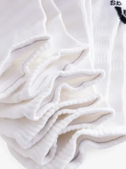 adidas White Cushioned Low Cut Socks 3 Pack