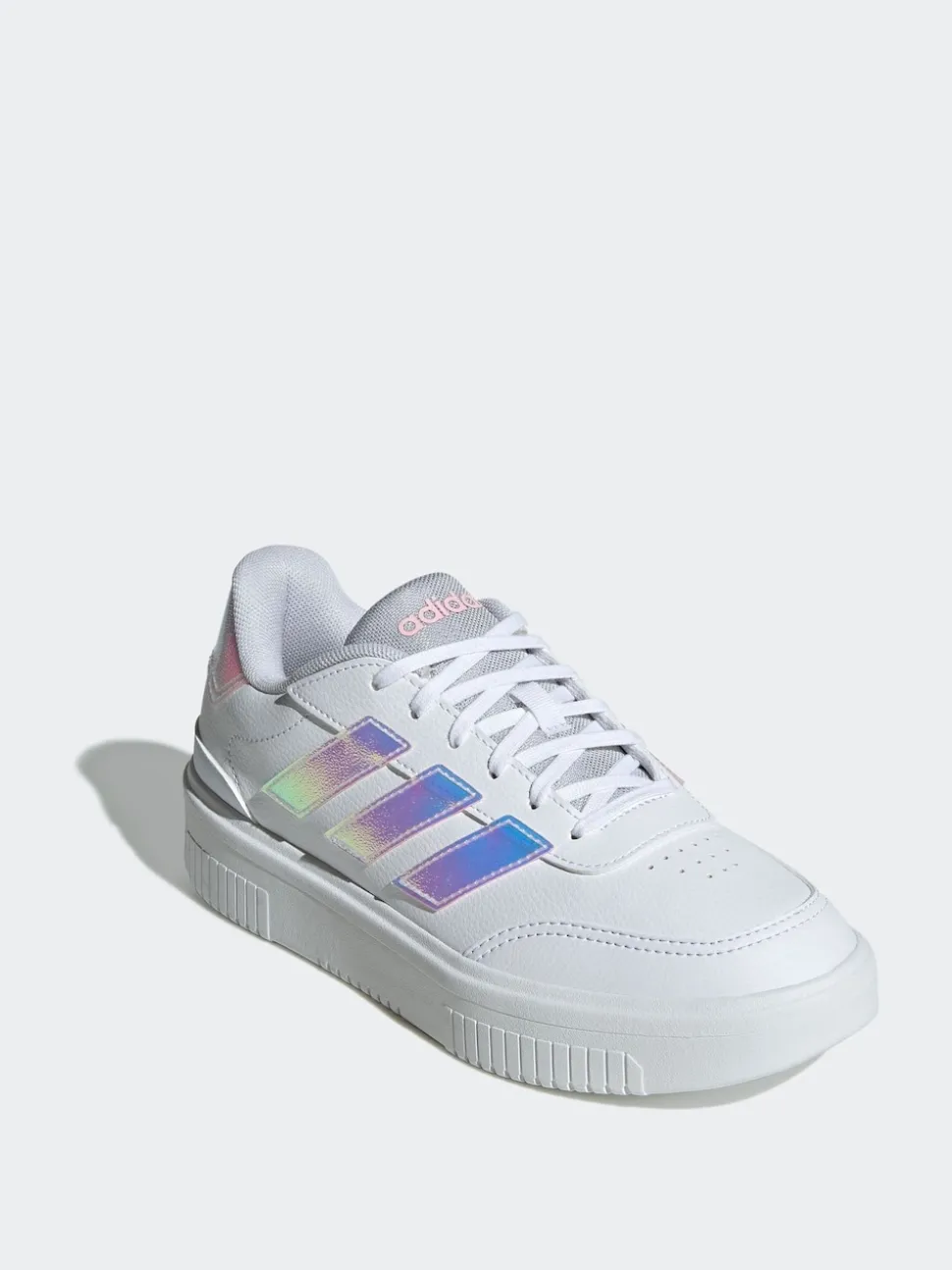 adidas White Off Courtblock Bold Trainers