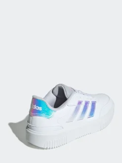 adidas White Off Courtblock Bold Trainers