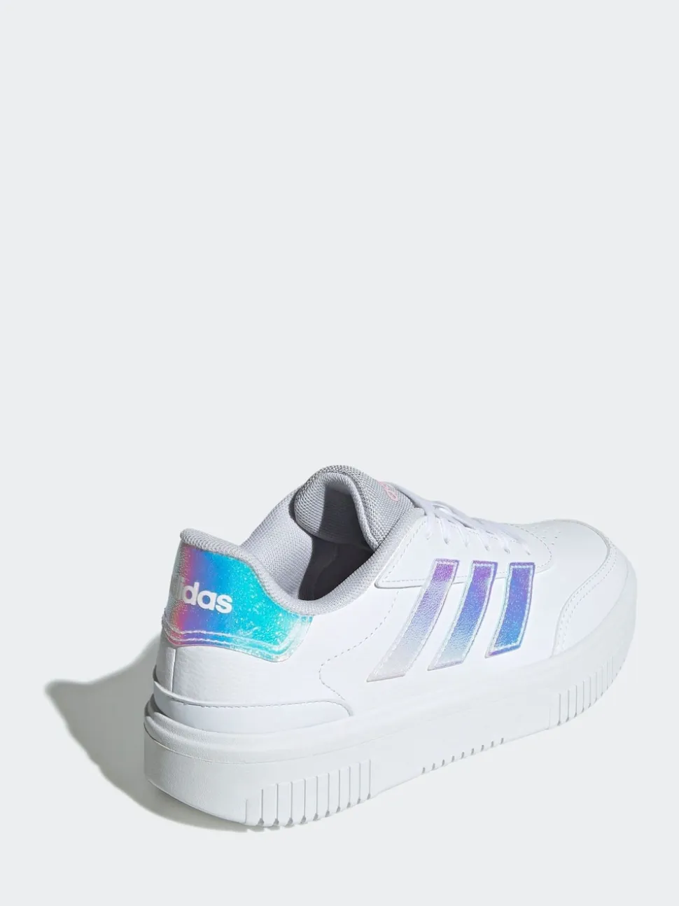 adidas White Off Courtblock Bold Trainers