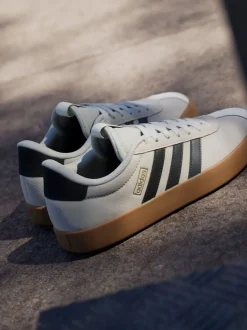 adidas White Off VL Court 3.0 Trainers