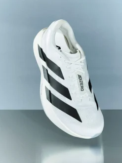 adidas White/Black Adizero Evo Sl Running Trainers