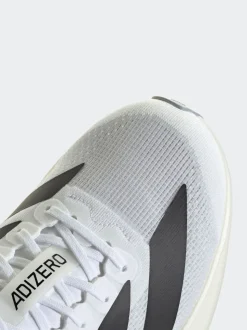 adidas White/Black Adizero Evo Sl Running Trainers