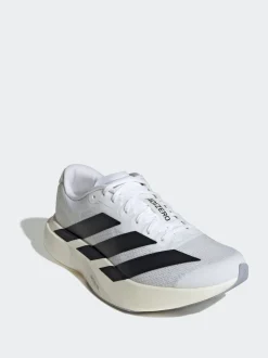 adidas White/Black Adizero Evo Sl Running Trainers