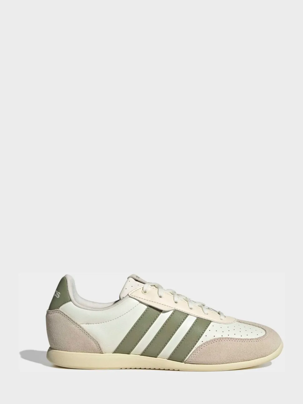 adidas White/Green Barreda Lo Trainers