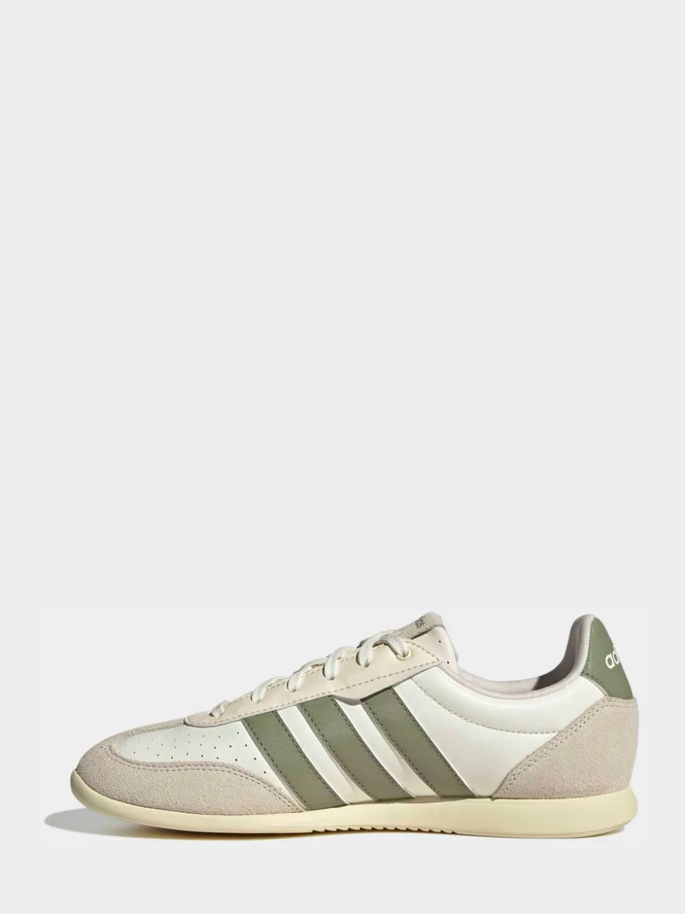 adidas White/Green Barreda Lo Trainers