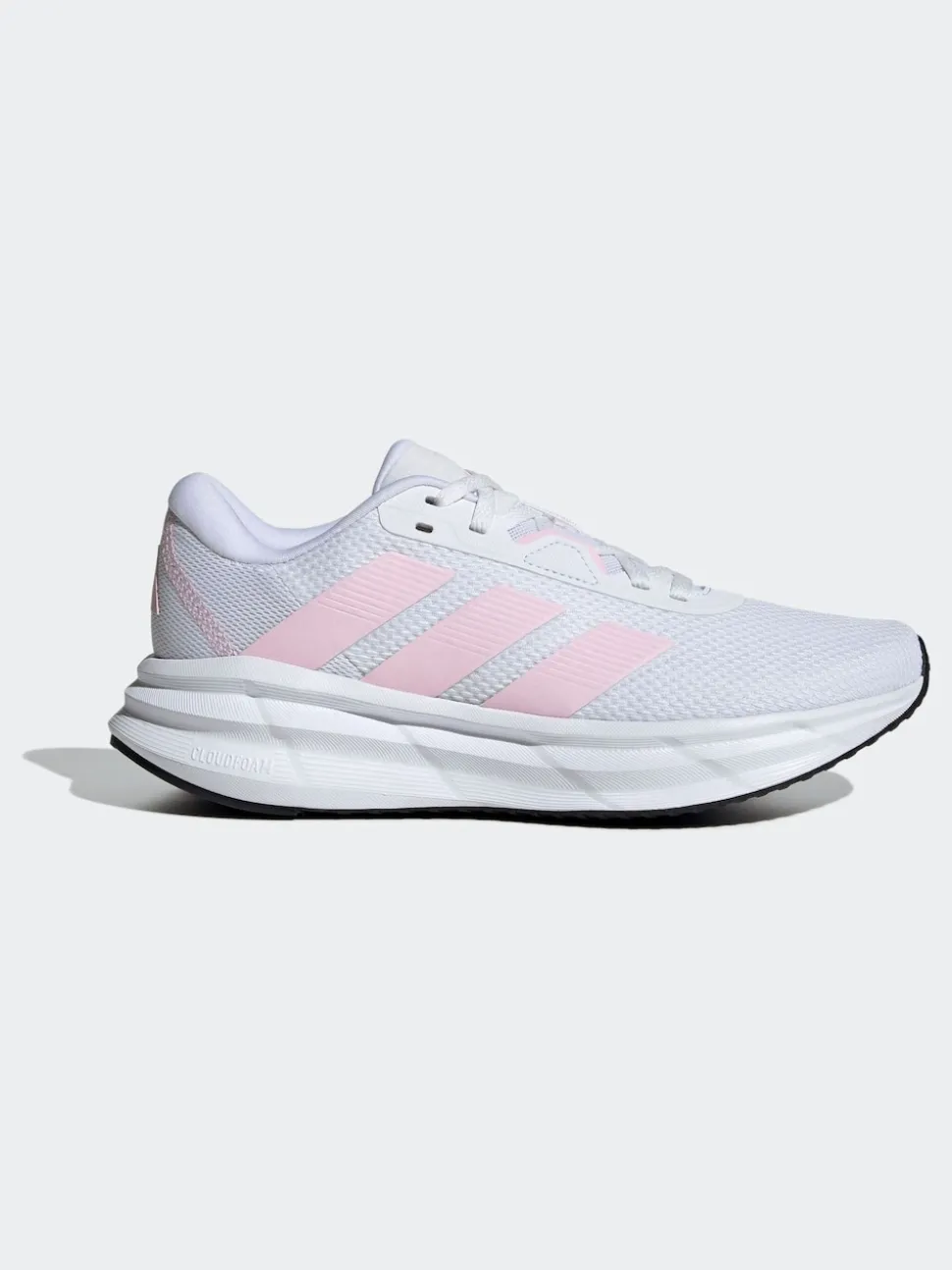 adidas White/Pink Galaxy 7 Trainers