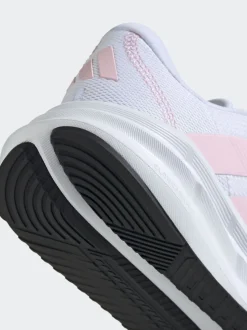 adidas White/Pink Galaxy 7 Trainers