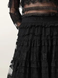 AllSaints Black Arlea Tulle Skirt