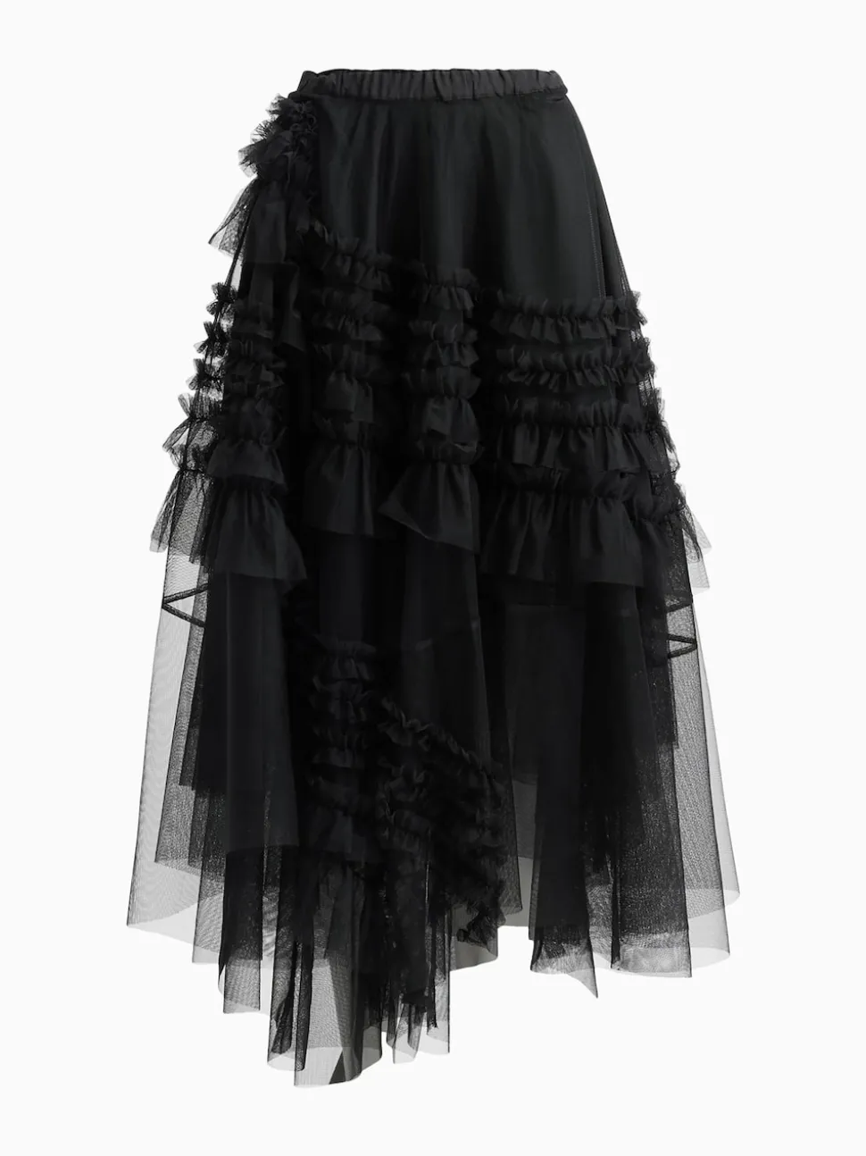 AllSaints Black Jen Tulle Skirt