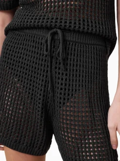 AllSaints Black Paloma Shorts