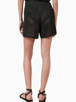 AllSaints Black Paloma Shorts