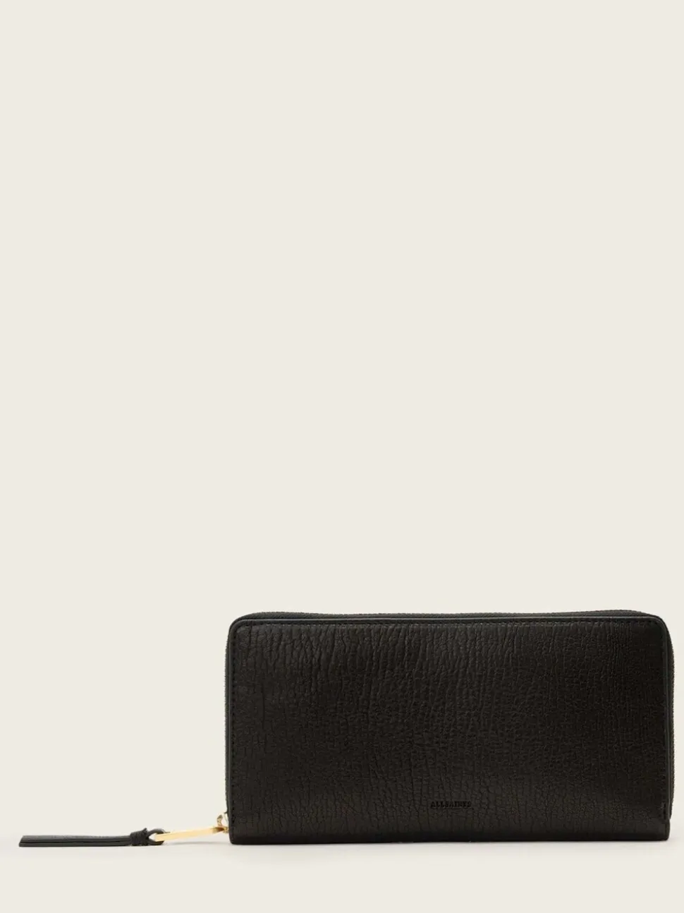 AllSaints Black Travel Purse