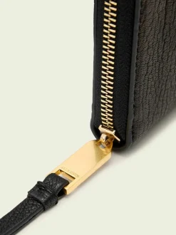 AllSaints Black Travel Purse