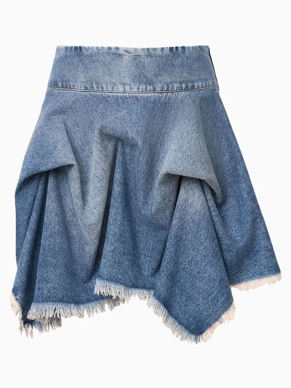AllSaints Blue Crissy Denim 100% Cotton Skirt