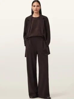 AllSaints Red Aleida Tri Blazer