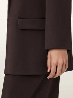 AllSaints Red Aleida Tri Blazer