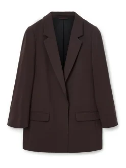 AllSaints Red Aleida Tri Blazer