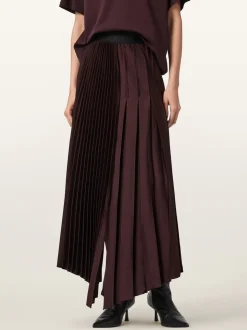 AllSaints Red Jax Skirt
