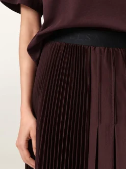 AllSaints Red Jax Skirt
