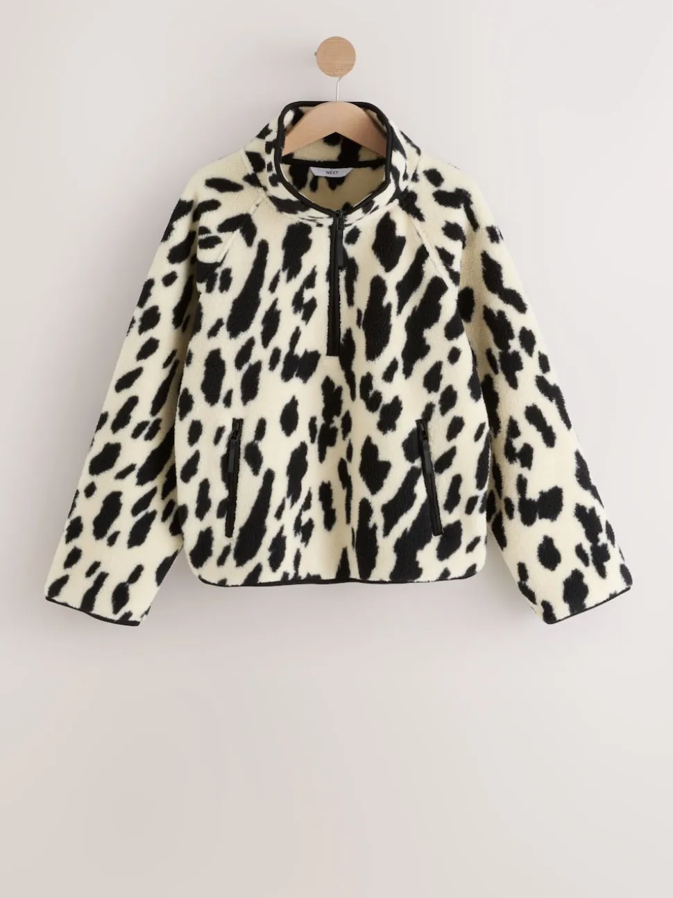 Animal Print Active Printed Borg Jacket