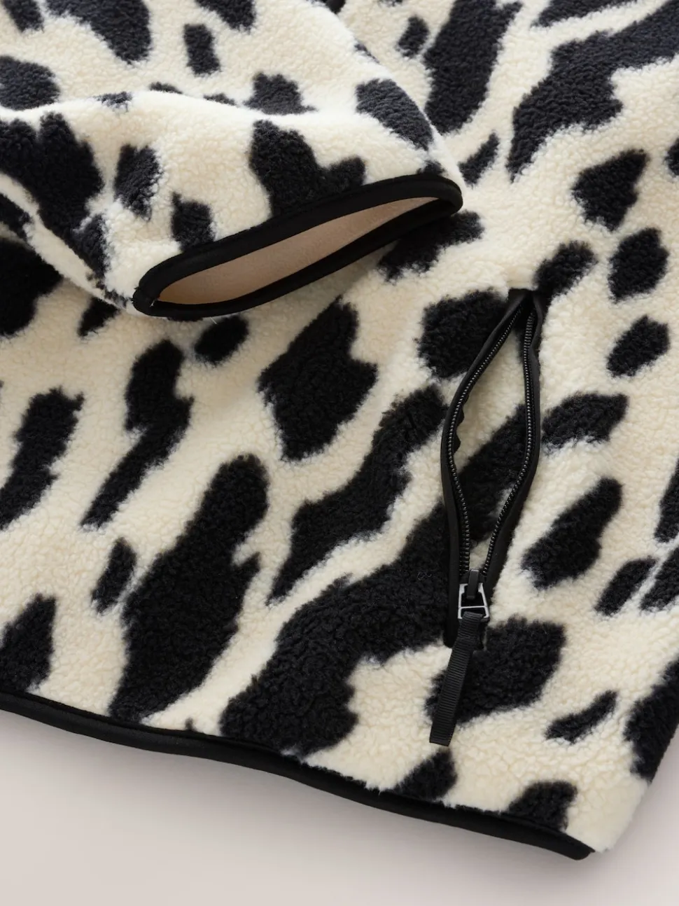 Animal Print Active Printed Borg Jacket
