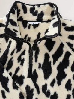 Animal Print Active Printed Borg Jacket