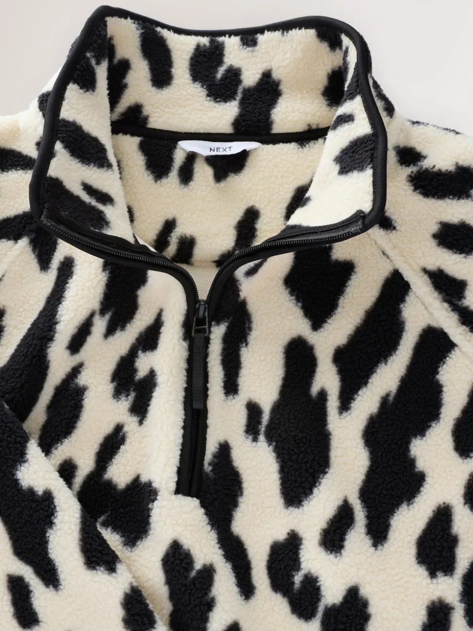 Animal Print Active Printed Borg Jacket