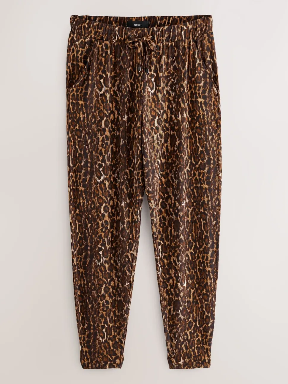Animal Print Jersey Joggers