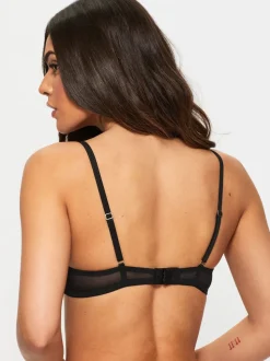 Ann Summers Black & White Pad Balcony Sexy Lace Underwired Bras 2 Pack