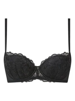 Ann Summers Black & White Pad Balcony Sexy Lace Underwired Bras 2 Pack