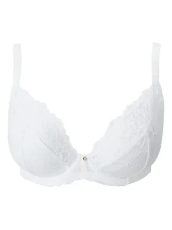 Ann Summers Black & White DD+ Non Pad Plunge Sexy Lace Underwired Bras 2 Pack