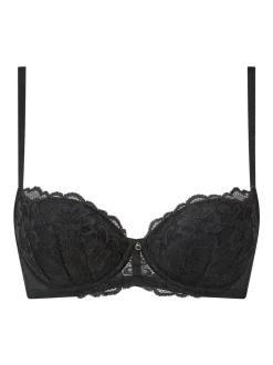 Ann Summers Black Pad Balcony Sexy Lace Underwired Bras 2 Pack