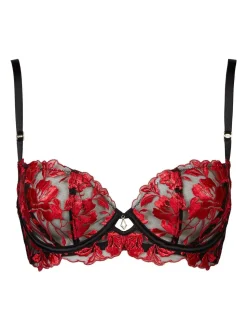 Ann Summers Black The Hero Non Pad Plunge Wired Bra
