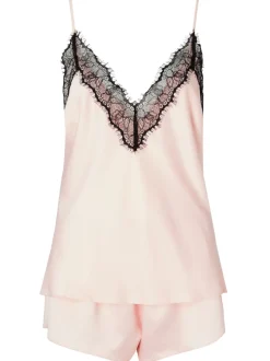 Ann Summers Pink Cerise Satin Cami Set