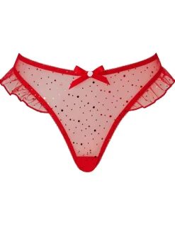 Ann Summers Red Merry Kissmas Knickers