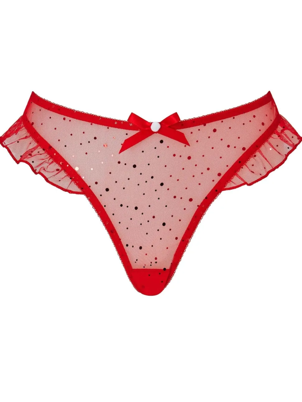 Ann Summers Red Merry Kissmas Knickers