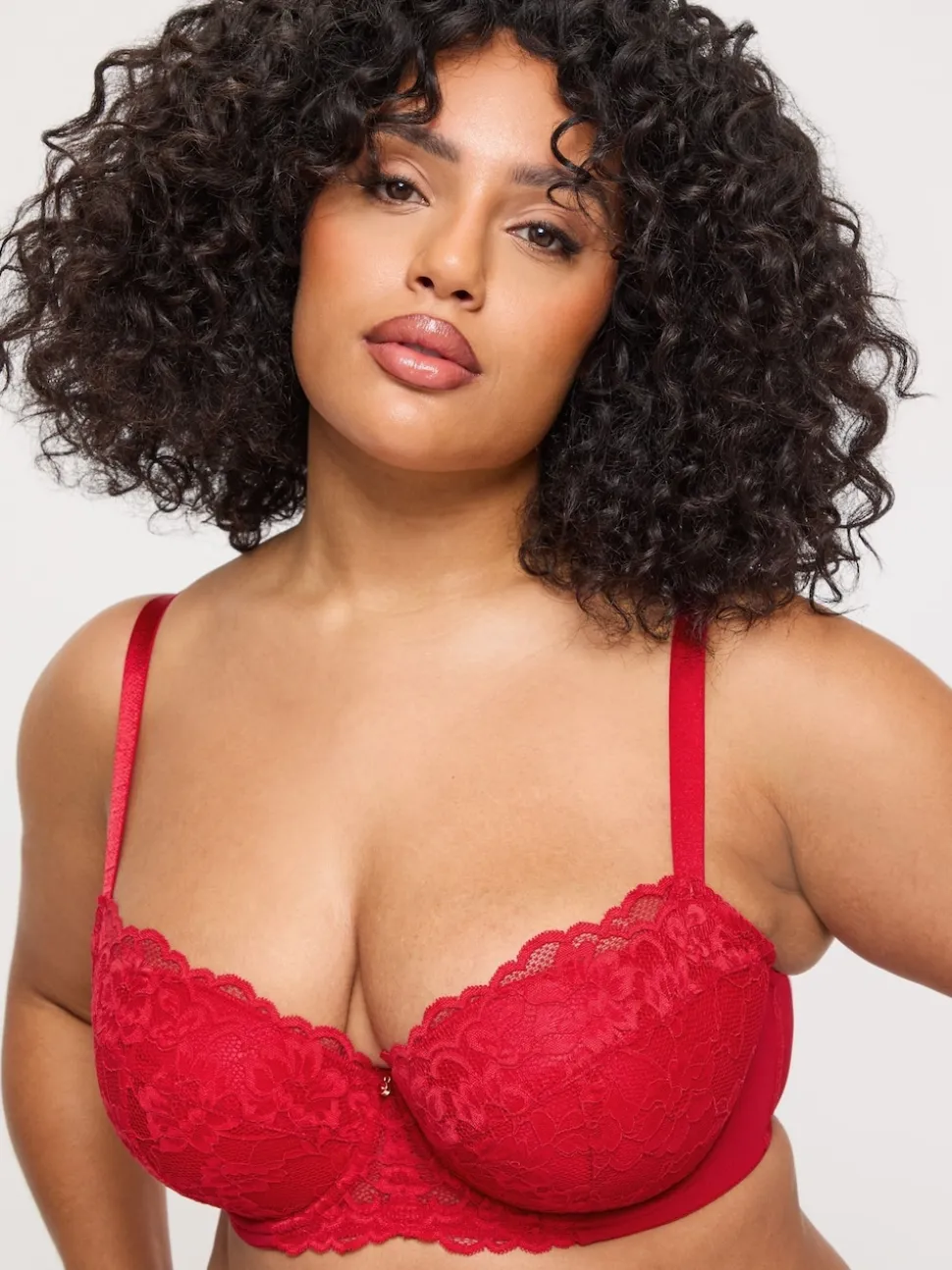 Ann Summers Red Pad Balcony Sexy Lace Underwired Bra