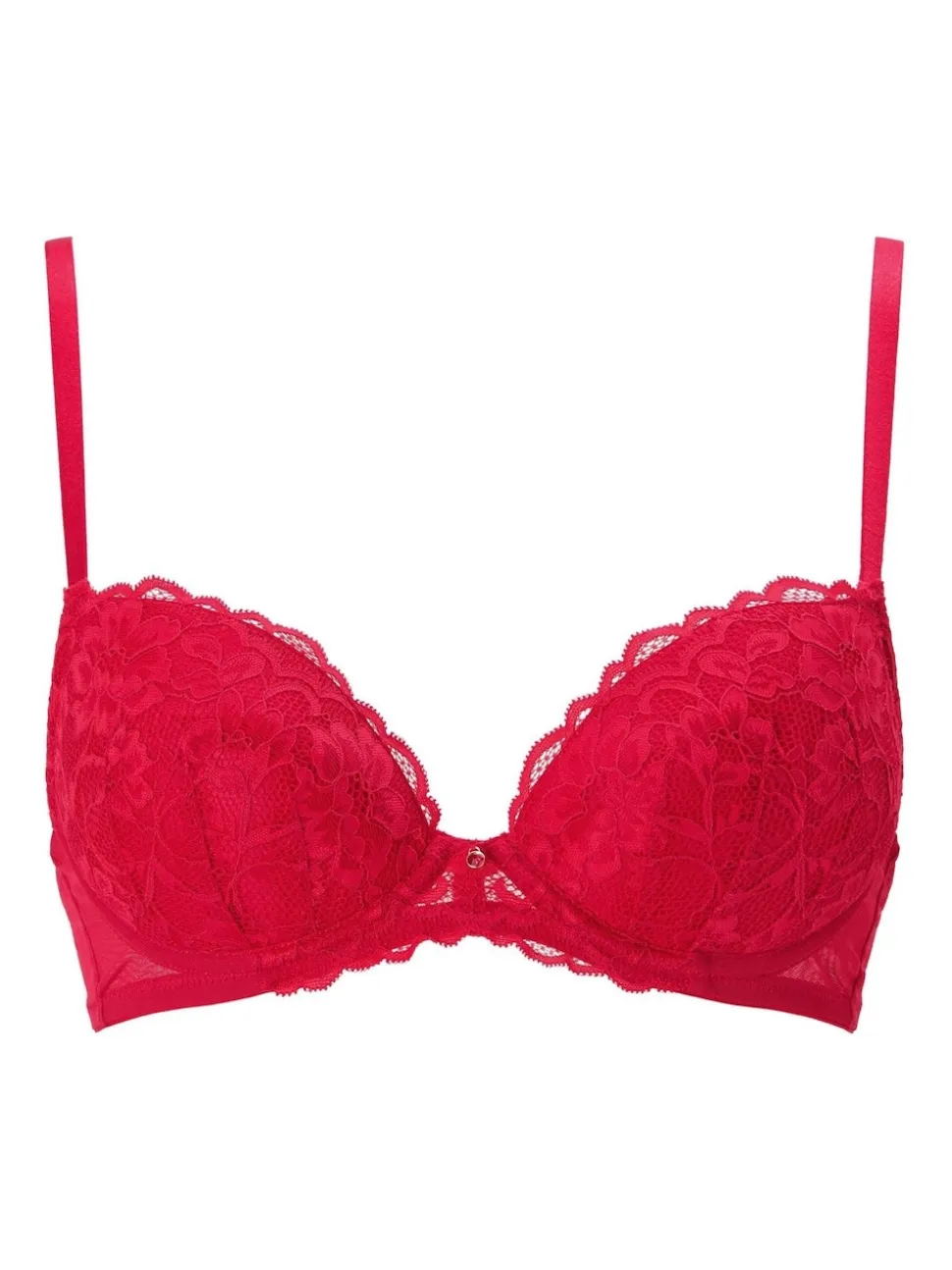 Ann Summers Red Pad Balcony Sexy Lace Underwired Bra