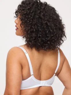 Ann Summers White DD+ Non Pad Plunge Sexy Lace Bra