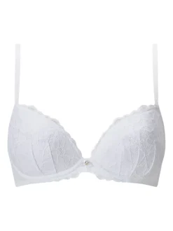Ann Summers White Pad Plunge Sexy Lace Underwired Bras 2 Pack