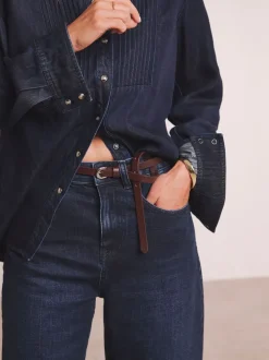 Anthology By JD Williams Blue Premium Barrel Leg Jeans