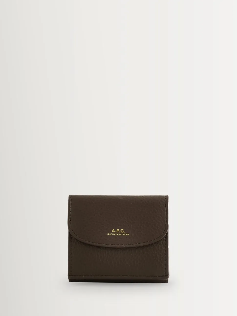 A.P.C. Brown Trifold Geneve Wallet