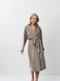 Aruelle Brown Capucine Mid Length Robe