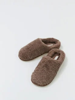 Aruelle Cleo Extra Soft Brown Crafted Slippers