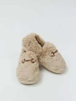 Aruelle Cream Serene Extra Soft Slippers