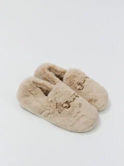 Aruelle Cream Serene Extra Soft Slippers