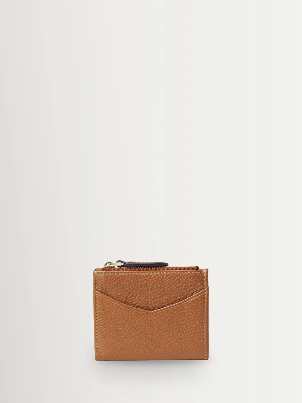 Aspinal of London Brown Hudson Multi-Use Pocket Wallet Pebble Leather